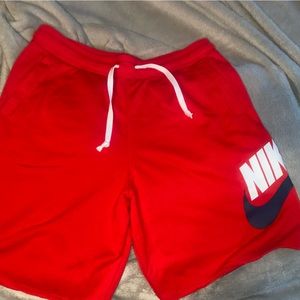 Men Nike Cotton Fleece Shorts